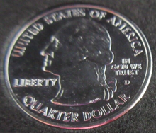 Load image into Gallery viewer, 2004 UNITED STATES MINT STATE QUARTER DOLLAR IOWA 1846 PLATINUM PLATED
