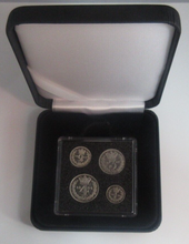 Load image into Gallery viewer, 1844 Maundy Money Queen Victoria 1d - 4d 4 UK Coin Set In Quadrum Box EF - Unc

