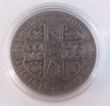 Load image into Gallery viewer, Queen Victoria Gothic Crown Medal Fantasy Coin In Quad Capsule
