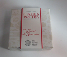 Load image into Gallery viewer, 2018 Tailor of Gloucester Bea Potter UK Silver Proof Coloured 50p Coin Box &amp; COA
