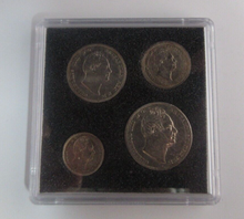 Load image into Gallery viewer, 1833 Maundy Money William IV 1d - 4d 4 UK Coin Set In Quadrum Box EF - Unc
