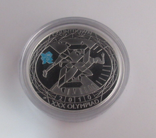Load image into Gallery viewer, 2010 Countdown to the Olympics 2 Silver Proof £5 Coin COA Royal Mint
