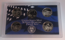 Load image into Gallery viewer, 2006 United States Mint Proof Set 1 Cent - 1 Dollar With 5 State Quarters Boxed
