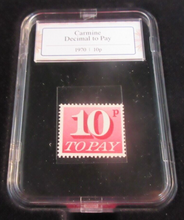 Load image into Gallery viewer, 1968-1983 THE FIRST DECIMAL COINS &amp; ROYAL MAIL TO PAY COMMEMORATIVES BOX &amp; COA
