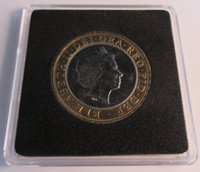 Load image into Gallery viewer, 2006 BRUNEL THE MAN £2 COIN AUNC PRESENTED IN QUAD CAPSULE &amp; COA
