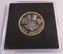 Load image into Gallery viewer, 2017 £1 COIN FIRST YEAR NATIONS OF THE CROWN PROOF ONE POUND COIN &amp; QUAD CAPSULE
