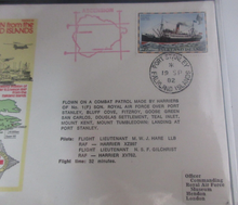 Load image into Gallery viewer, Task Force to Falkland Islands &amp; Return from Falklands 2 x Stamp Cover
