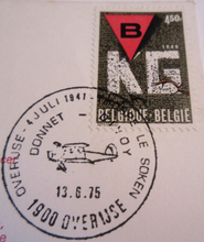 Load image into Gallery viewer, RAF ESCAPING SOCIETY FLOWN FIRST DAY STAMP COVER - ESCAPE BY AIR FROM BELGIUM
