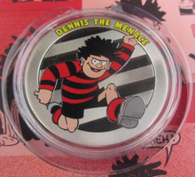 Load image into Gallery viewer, 2018 BEANO THE OFFICIAL PROOF LIKE SILVER PLATED COMMEMORATIVE COLLECTION
