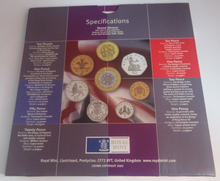 Load image into Gallery viewer, 2002 United Kingdom Coinage Year Set Brilliant Uncirculated 8 Coin Pack
