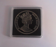 Load image into Gallery viewer, 1989 Pitcairn Island Mutiny on the Bounty Proof-Like Isle of Man 1 Crown CoinBox
