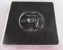 Load image into Gallery viewer, 2001 UNITED STATES MINT STATE QUARTER DOLLAR NORTH CAROLINA 1789 PLATINUM PLATED
