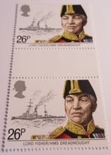 Load image into Gallery viewer, 1982 MARITIME HERITAGE DECIMAL STAMPS GUTTER PAIRS MNH IN STAMP HOLDER
