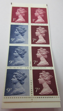 Load image into Gallery viewer, 50P STAMP BOOKLET ROYAL MAIL 1978 NEW OLD STOCK INCL 1P 7P &amp; 9P STAMPS MNH
