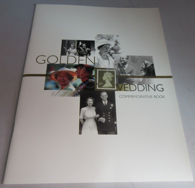 1947-1997 GOLDEN WEDDING QEII & DUKE OF EDINBURGH ROYAL MAIL COMMEMORATIVE BOOK