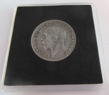 Load image into Gallery viewer, 1935 KING GEORGE V  .500 SILVER ONE SHILLINGS PRESENTED IN QUAD CAPSULE

