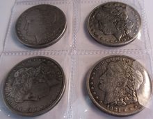 Load image into Gallery viewer, 1878-1921 US ONE DOLLAR 28 COIN SANFRANCICO FANTASY COMPLETE SET  CU-NI
