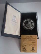 Load image into Gallery viewer, 1981 Douglas Bader Year of the Disabled Silver Proof 1 Crown Coin IOM Box/COA

