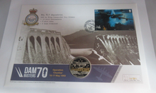 Load image into Gallery viewer, 2013 Dambusters Operation Chastise Silver Proof Guernsey RM £5 Coin + Black Case
