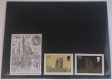Load image into Gallery viewer, London International Stamp Exhibition 1980 50p UK Decimal 3 Stamp Set MNH

