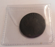 Load image into Gallery viewer, 1774 GEORGE III HALF PENNY AF PRESENTED IN PROTECTIVE CLEAR FLIP
