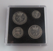 Load image into Gallery viewer, 1825 Maundy Money George IV 1d - 4d 4 UK Coin Set In Quadrum Box EF - Unc
