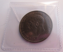 Load image into Gallery viewer, 1927 KING GEORGE V UNC ONE PENNY COIN WITH SOME LUSTRE IN CLEAR FLIP
