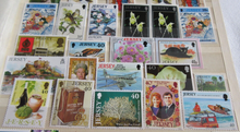 Load image into Gallery viewer, QUEEN ELIZABETH II JERSEY DECIMAL STAMPS VARIOUS MNH £18.64 FACE VALUE IN HOLDER
