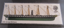 Load image into Gallery viewer, 1969 FAMOUS SHIPS STAMP COLLECTION 5 X STAMPS MNH IN CLEAR FRONTED STAMP HOLDER
