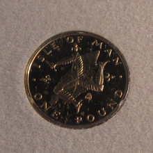Load image into Gallery viewer, 1982 ISLE OF MAN VIRENIUM PROOF ONE POUND COIN BEAUTIFULLY BOXED
