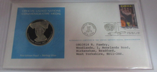 Load image into Gallery viewer, 1975 Namibia UN Responsibility First Edition United Nations Silver Proof Medal
