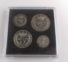 Load image into Gallery viewer, 1843 Maundy Money Queen Victoria 1d - 4d 4 UK Coin Set In Quadrum Box EF - Unc
