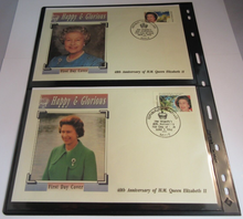 Load image into Gallery viewer, QUEEN ELIZABETH II HAPPY &amp; GLORIOUS 40th ANNIVER 4 FIRST DAY COVERS - MALDIVES
