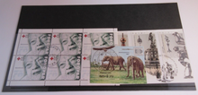Load image into Gallery viewer, WORLD POSTAGE STAMPS  MNH MH &amp; ON PAPER WITH CLEAR FRONTED STAMP HOLDER
