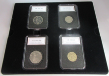 Load image into Gallery viewer, 1968-1983 THE FIRST DECIMAL COINS &amp; ROYAL MAIL TO PAY COMMEMORATIVES BOX &amp; COA
