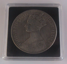 Load image into Gallery viewer, Queen Victoria Gothic Crown Medal Fantasy Coin In Quad Capsule
