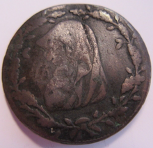 Load image into Gallery viewer, 1788 ANGLESEY PENNY DRUID TOKEN IN PROTECTIVE CLEAR FLIP
