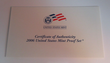 Load image into Gallery viewer, 2006 United States Mint Proof Set 1 Cent - 1 Dollar With 5 State Quarters Boxed
