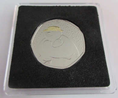 2020 THE SNOWMAN QEII 50P FIFTY PENCE COIN WITH QUAD CAPSULE & COA