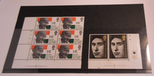 Load image into Gallery viewer, QUEEN ELIZABETH II PRE DECIMAL POSTAGE STAMPS X 8 MNH IN STAMP HOLDER
