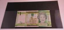 Load image into Gallery viewer, 2010 THE STATES OF JERSEY ONE POUND £1 BANKNOTE AUNC IN NOTE HOLDER
