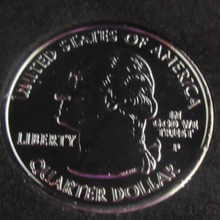 Load image into Gallery viewer, 2008 UNITED STATES MINT STATE QUARTER DOLLAR HAWAII 1959 PLATINUM PLATED
