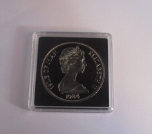 Load image into Gallery viewer, 1984 Commonwealth Parliament Conference Proof-Like Isle of Man 1 Crown CoinBoxC2
