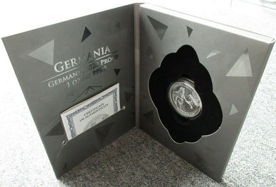2020 Germania Mint .999 Silver Proof 1oz 5 Marks Coin + Fantastic Box With COA