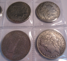 Load image into Gallery viewer, 1878-1921 US ONE DOLLAR 28 COIN SANFRANCICO FANTASY COMPLETE SET  CU-NI
