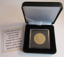 Load image into Gallery viewer, DOVE OF PEACE QUEEN ELIZABETH II £2 1995 UK TWO POUND COIN PROOF BOX &amp; COA
