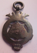 Load image into Gallery viewer, 1909 SILVER FOB HALLMARKED .925 WILLIAM JAMES DINGLEY
