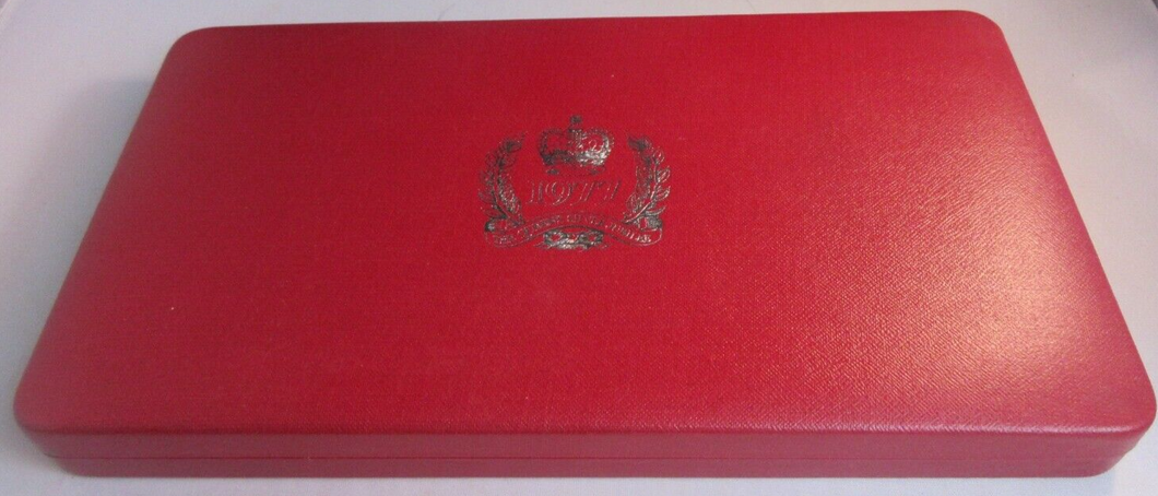 1977 THE QUEEN SILVER JUBILEE SILVER PROOF COIN SET BOX ONLY - NO COINS