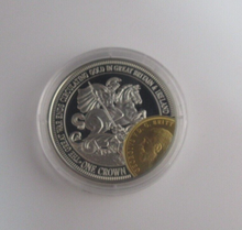 Load image into Gallery viewer, 2014 WWI George and the Dragon Commemorative TDC Silver Proof 1 Crown Coin COA
