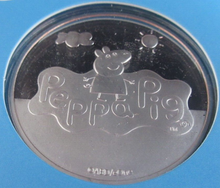 Load image into Gallery viewer, PEPPA PIG SILVER PLATED COMMEMORATIVE COLLECTION  IN PACK COMPLETE 6 MEDALS
